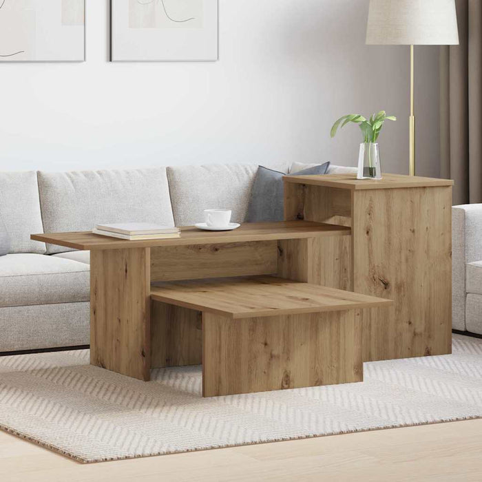 Masă de consolă Stejar Artizanal 80 x 50 x 225 cm Lemn compozit - WALTI WALTI