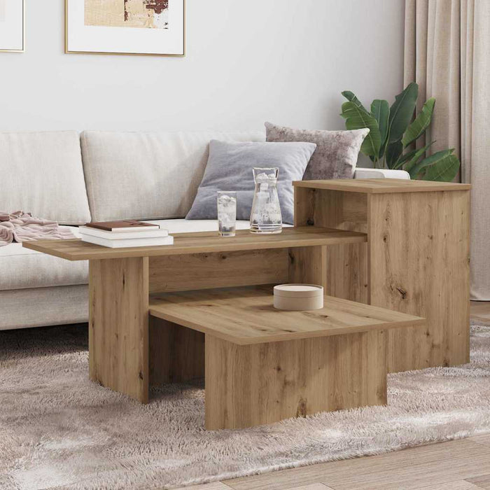 Masă de consolă Stejar Artizanal 80 x 50 x 225 cm Lemn compozit - WALTI WALTI