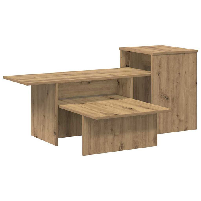Masă de consolă Stejar Artizanal 80 x 50 x 225 cm Lemn compozit - WALTI WALTI