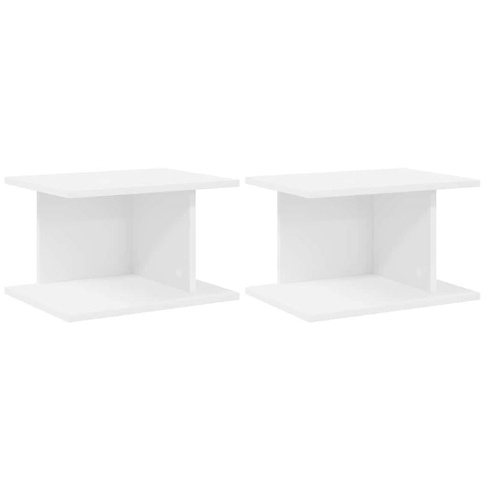 Noptieră 2 pcs Alb 40 x 30 x 25 cm Lemn compozit - WALTI WALTI