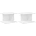 Noptieră 2 pcs Alb 40 x 30 x 25 cm Lemn compozit - WALTI WALTI