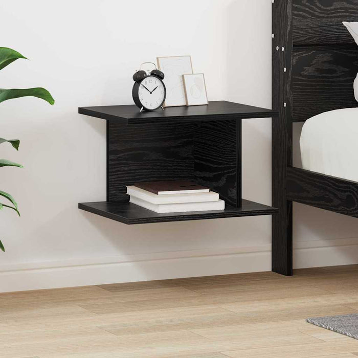 Noptieră Stejar Negru 40 x 30 x 25 cm Lemn compozit - WALTI WALTI