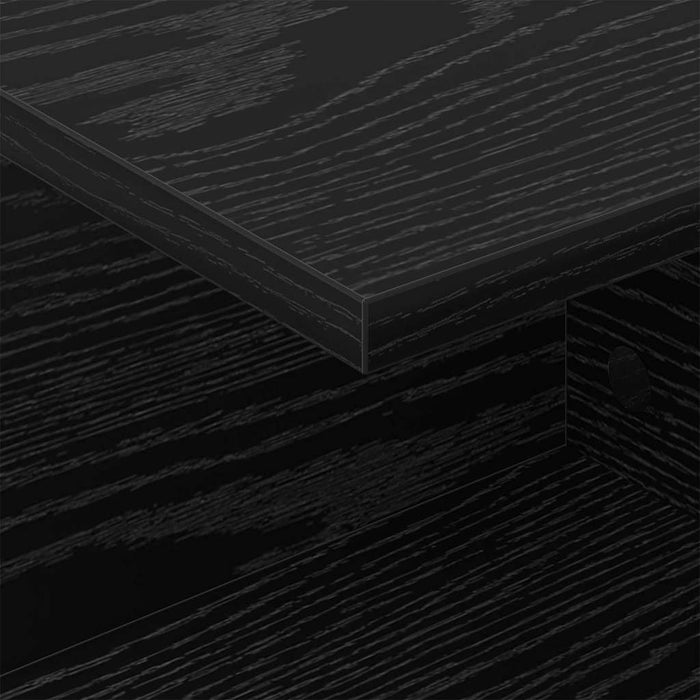 Noptieră 2 pcs Stejar Negru 40 x 30 x 25 cm Lemn compozit - WALTI WALTI