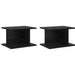 Noptieră 2 pcs Stejar Negru 40 x 30 x 25 cm Lemn compozit - WALTI WALTI