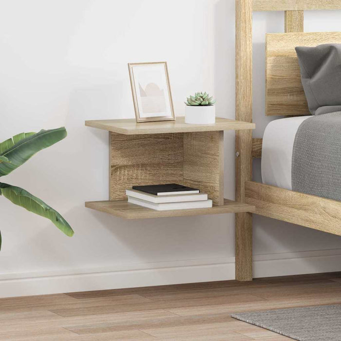 Noptieră 2 pcs Stejar Sonoma 40 x 30 x 25 cm Lemn compozit - WALTI WALTI