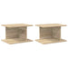Noptieră 2 pcs Stejar Sonoma 40 x 30 x 25 cm Lemn compozit - WALTI WALTI