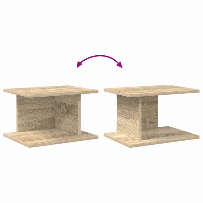 Noptieră 2 pcs Stejar Sonoma 40 x 30 x 25 cm Lemn compozit - WALTI WALTI