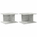 Noptieră 2 pcs Gri din beton 40 x 30 x 25 cm Lemn compozit - WALTI WALTI