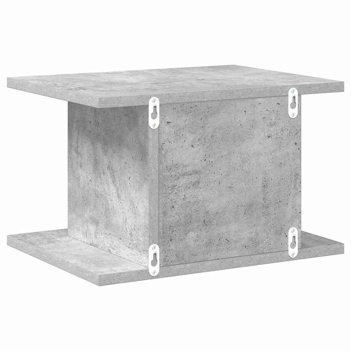 Noptieră 2 pcs Gri din beton 40 x 30 x 25 cm Lemn compozit - WALTI WALTI