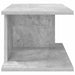 Noptieră 2 pcs Gri din beton 40 x 30 x 25 cm Lemn compozit - WALTI WALTI