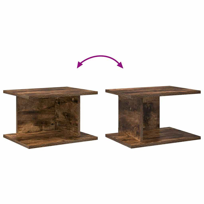 Noptieră 2 pcs Stejar fumuriu 40 x 30 x 25 cm Lemn compozit - WALTI WALTI