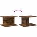 Noptieră 2 pcs Stejar fumuriu 40 x 30 x 25 cm Lemn compozit - WALTI WALTI