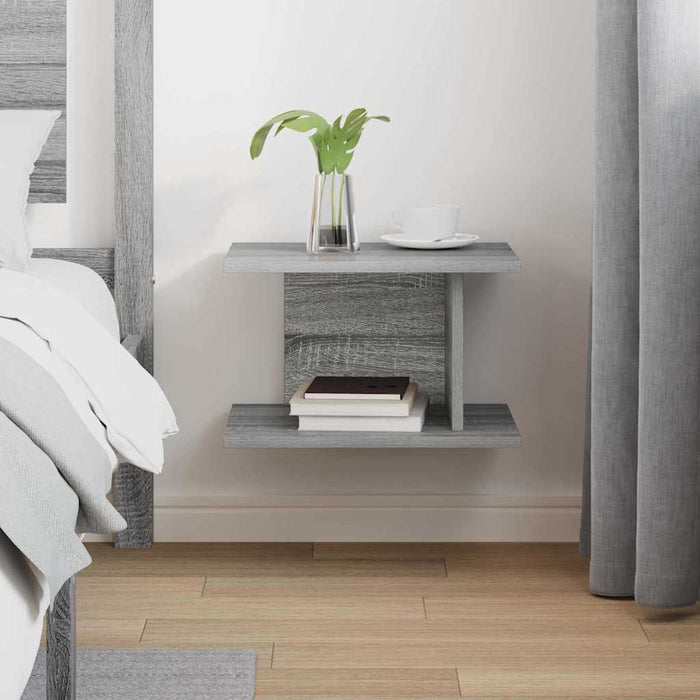 Noptieră Gri Sonoma 40 x 30 x 25 cm Lemn compozit - WALTI WALTI