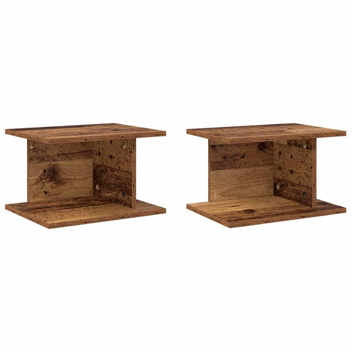 Noptieră 2 pcs Lemn vechi 40 x 30 x 25 cm Lemn compozit - WALTI WALTI