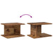 Noptieră 2 pcs Lemn vechi 40 x 30 x 25 cm Lemn compozit - WALTI WALTI