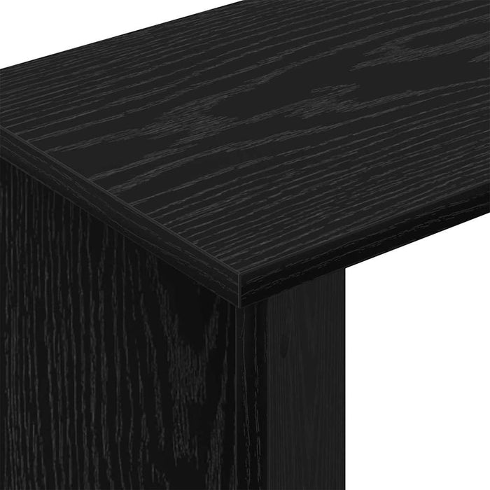 Masă laterală Stejar Negru 35 x 25 x 50 cm Lemn compozit - WALTI WALTI