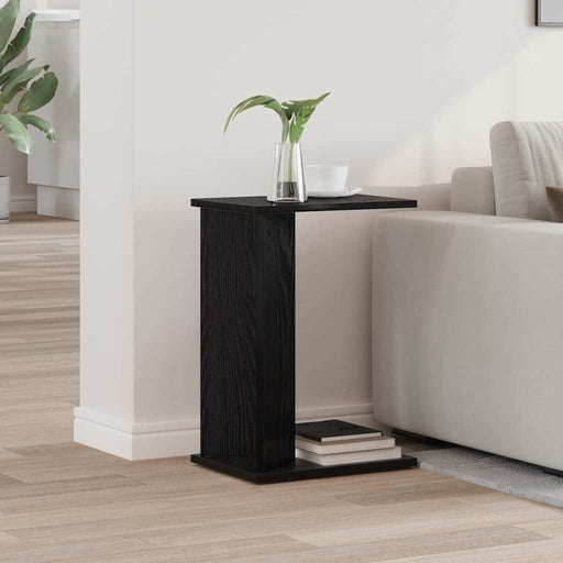 Masă laterală Stejar Negru 35 x 25 x 50 cm Lemn compozit - WALTI WALTI