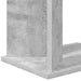 Masă laterală Gri din beton 35 x 25 x 50 cm Lemn compozit - WALTI WALTI