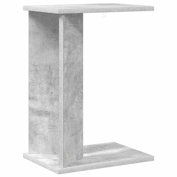 Masă laterală Gri din beton 35 x 25 x 50 cm Lemn compozit - WALTI WALTI