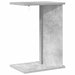 Masă laterală Gri din beton 35 x 25 x 50 cm Lemn compozit - WALTI WALTI