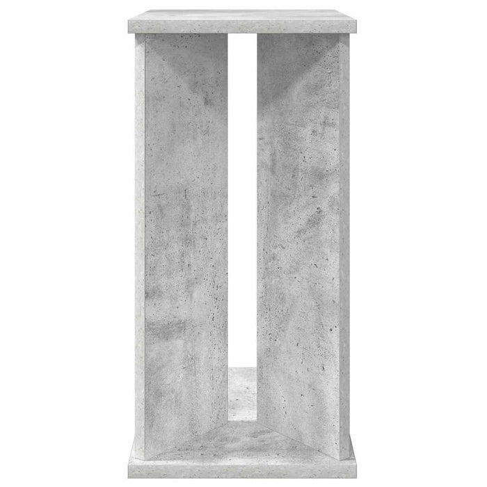 Masă laterală Gri din beton 35 x 25 x 50 cm Lemn compozit - WALTI WALTI