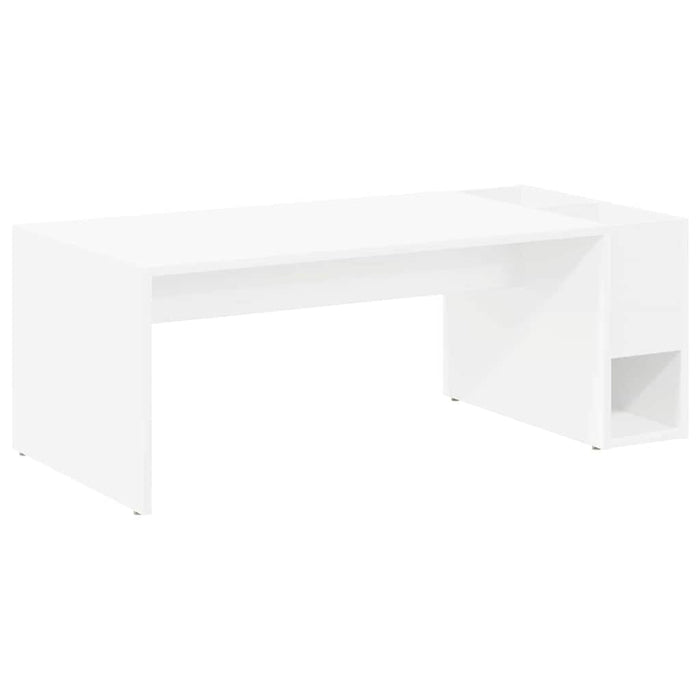 Masă de cafea Alb 101,5 x 50 x 37 cm Lemn compozit - WALTI WALTI