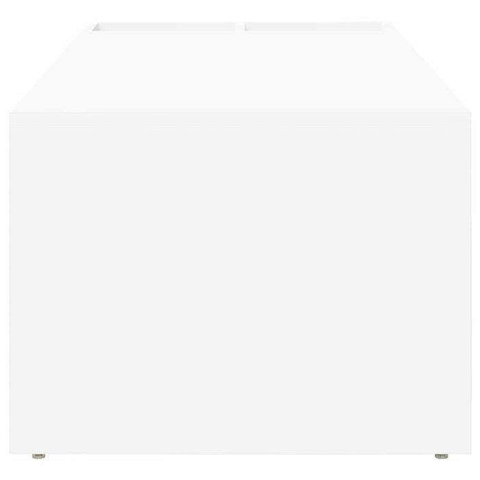 Masă de cafea Alb 101,5 x 50 x 37 cm Lemn compozit - WALTI WALTI