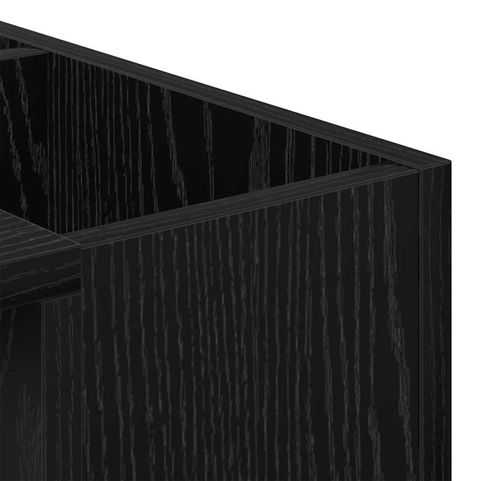 Masă de cafea Stejar Negru 101,5 x 50 x 37 cm Lemn compozit - WALTI WALTI