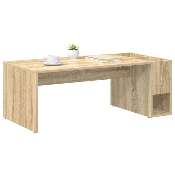Masă de cafea Stejar Sonoma 101,5 x 50 x 37 cm Lemn compozit - WALTI WALTI