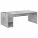 Masă de cafea Gri din beton 101,5 x 50 x 37 cm Lemn compozit - WALTI WALTI