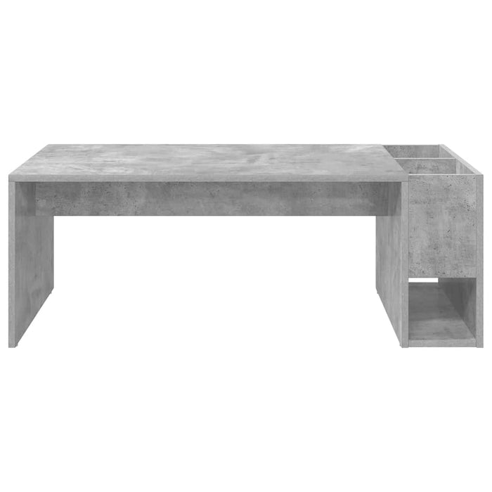 Masă de cafea Gri din beton 101,5 x 50 x 37 cm Lemn compozit - WALTI WALTI