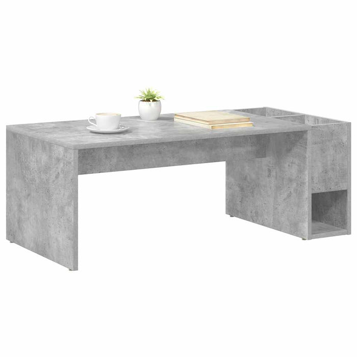 Masă de cafea Gri din beton 101,5 x 50 x 37 cm Lemn compozit - WALTI WALTI
