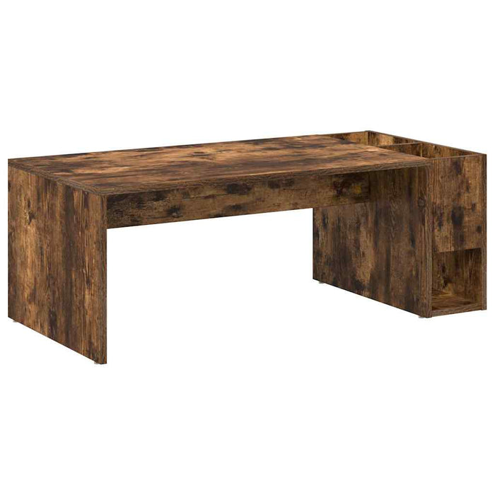 Masă de cafea Stejar fumuriu 101,5 x 50 x 37 cm Lemn compozit - WALTI WALTI