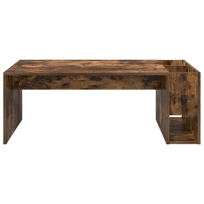 Masă de cafea Stejar fumuriu 101,5 x 50 x 37 cm Lemn compozit - WALTI WALTI