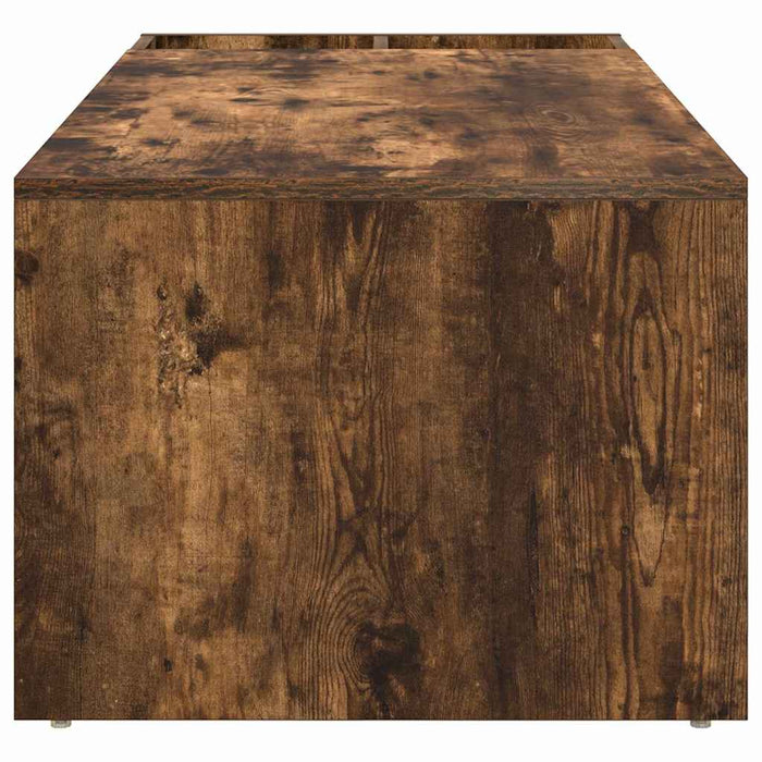 Masă de cafea Stejar fumuriu 101,5 x 50 x 37 cm Lemn compozit - WALTI WALTI