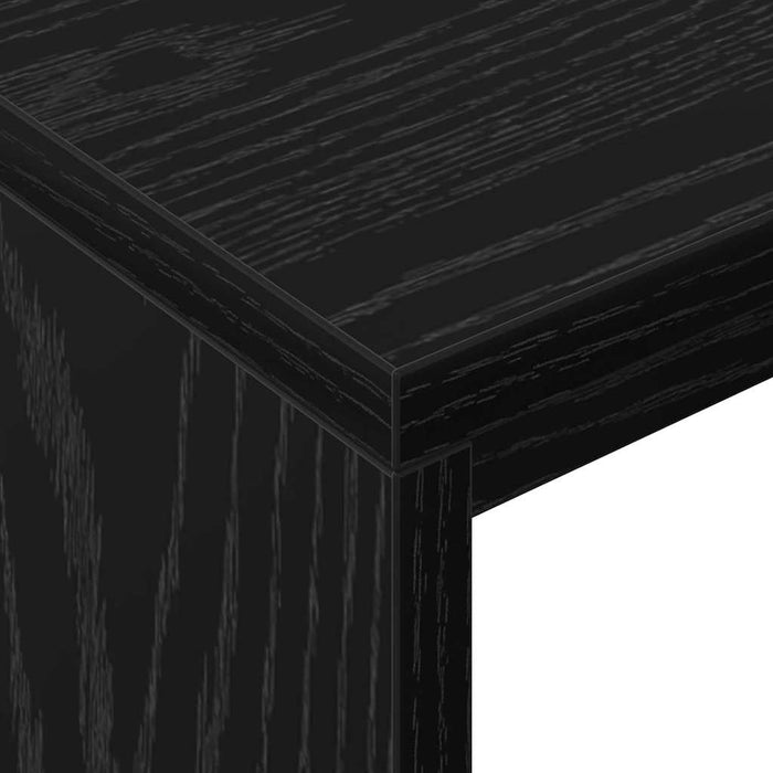 Birou Stejar Negru 109 x 50 x 78 cm Lemn compozit - WALTI WALTI