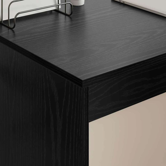 Birou Stejar Negru 109 x 50 x 78 cm Lemn compozit - WALTI WALTI