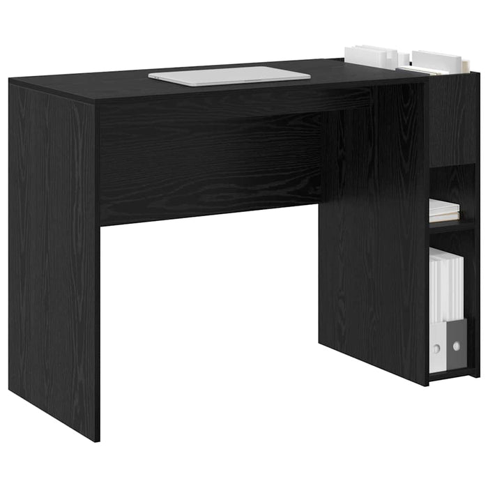 Birou Stejar Negru 109 x 50 x 78 cm Lemn compozit - WALTI WALTI