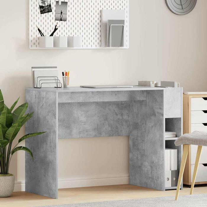 Birou Gri din beton 109 x 50 x 78 cm Lemn compozit - WALTI WALTI