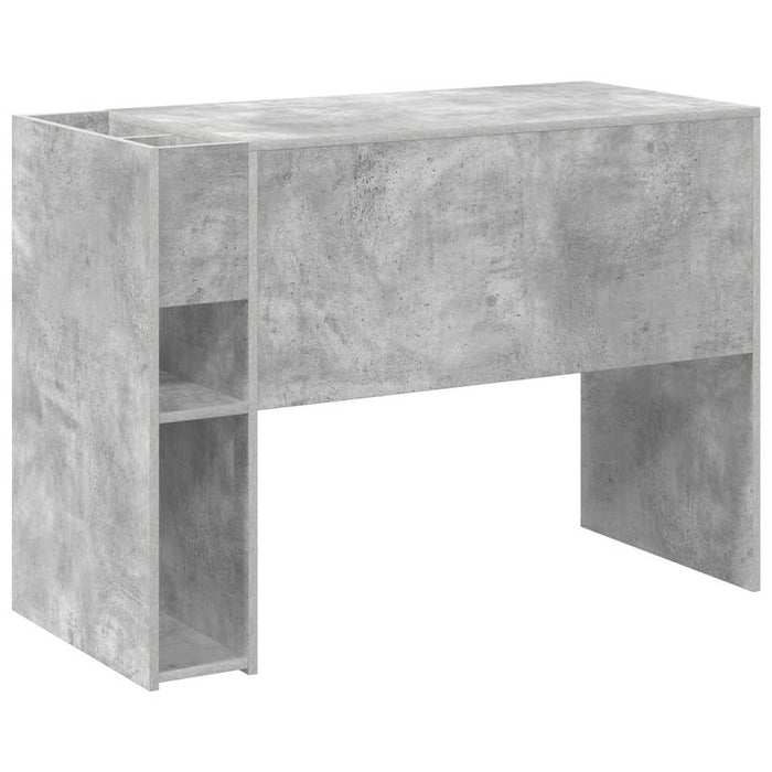 Birou Gri din beton 109 x 50 x 78 cm Lemn compozit - WALTI WALTI