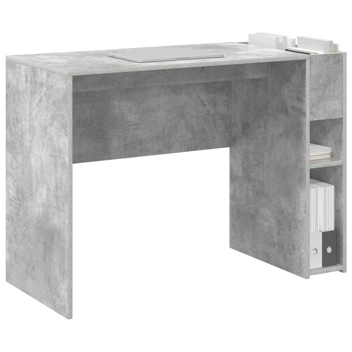 Birou Gri din beton 109 x 50 x 78 cm Lemn compozit - WALTI WALTI