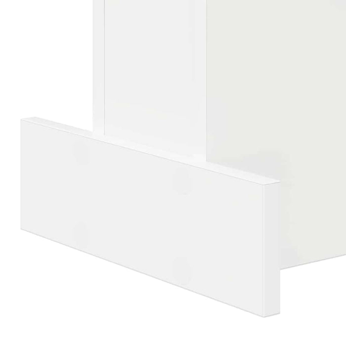 Masă laterală Alb 35,5 x 35 x 40 cm Lemn compozit - WALTI WALTI