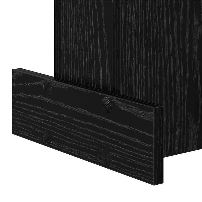 Masă laterală Stejar Negru 35,5 x 35 x 40 cm Lemn compozit - WALTI WALTI