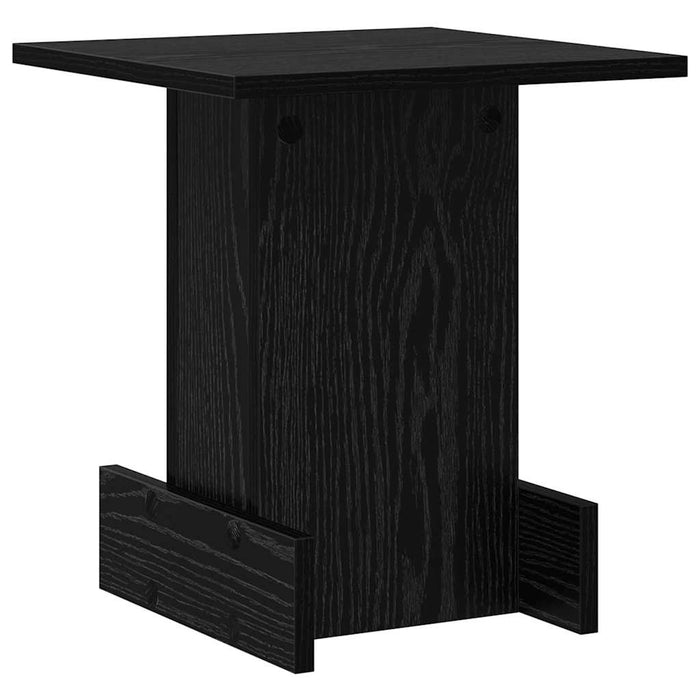 Masă laterală Stejar Negru 35,5 x 35 x 40 cm Lemn compozit - WALTI WALTI