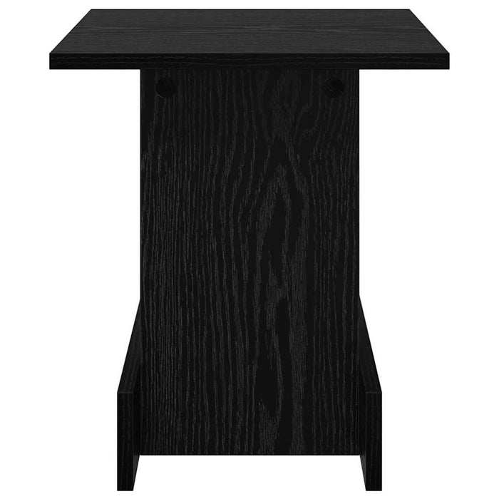 Masă laterală Stejar Negru 35,5 x 35 x 40 cm Lemn compozit - WALTI WALTI