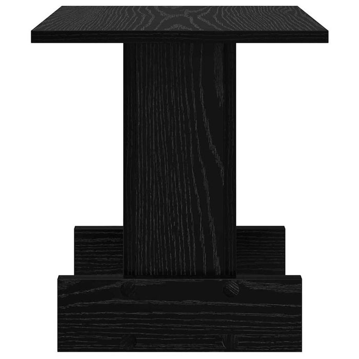 Masă laterală Stejar Negru 35,5 x 35 x 40 cm Lemn compozit - WALTI WALTI