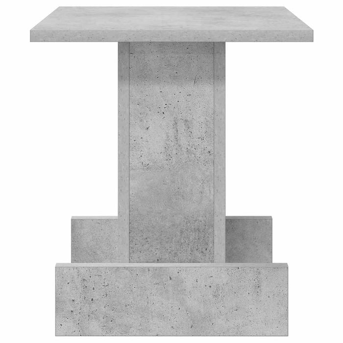 Masă laterală Gri din beton 35,5 x 35 x 40 cm Lemn compozit - WALTI WALTI
