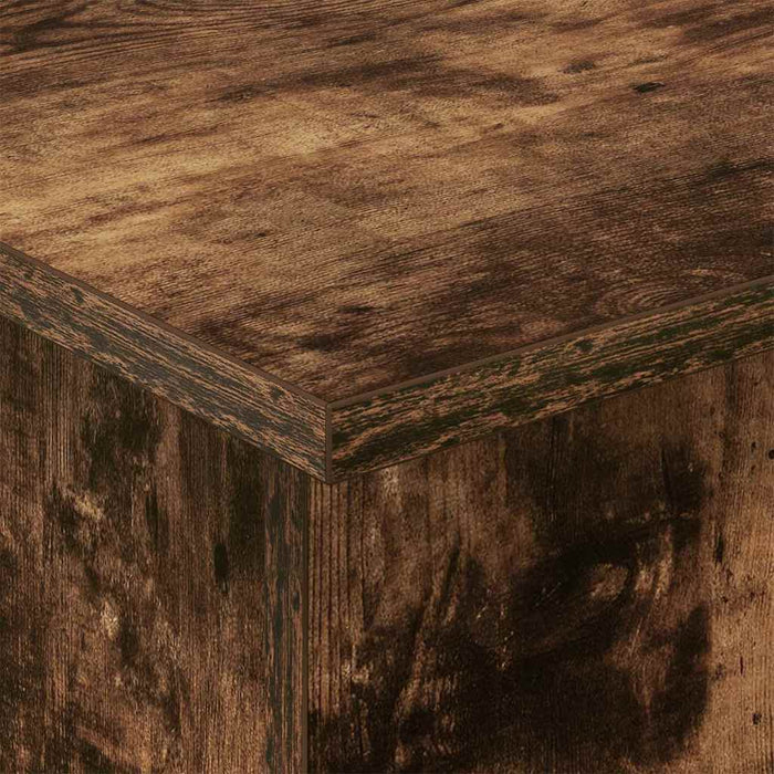 Masă laterală Stejar fumuriu 35,5 x 35 x 40 cm Lemn compozit - WALTI WALTI