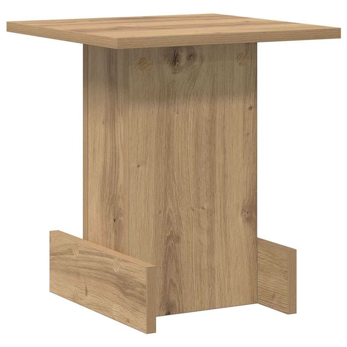 Masă laterală Stejar Artizanal 35,5 x 35 x 40 cm Lemn compozit - WALTI WALTI