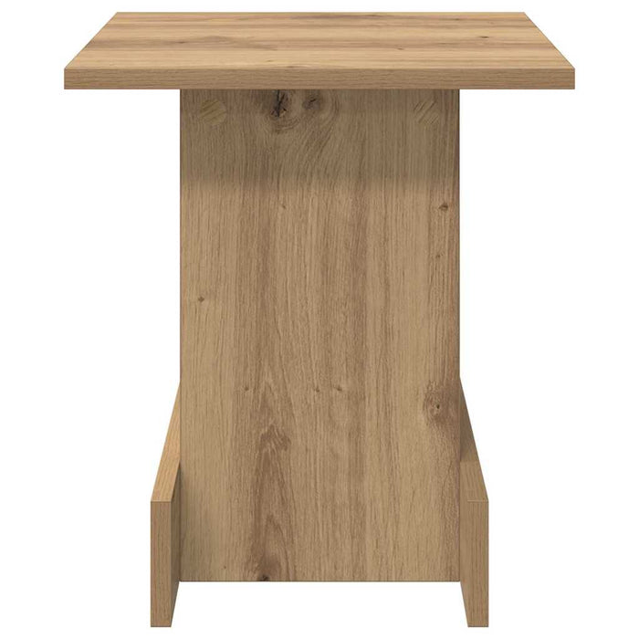 Masă laterală Stejar Artizanal 35,5 x 35 x 40 cm Lemn compozit - WALTI WALTI